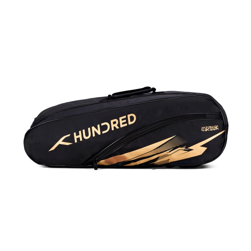 Hundred Cosmogear Badminton Kitbag – Black Black 6 Racket