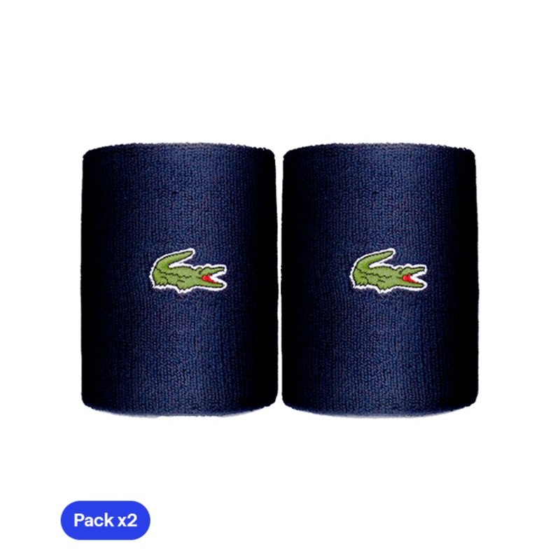 Lacoste Blue Marino (Pack x2) Wristband