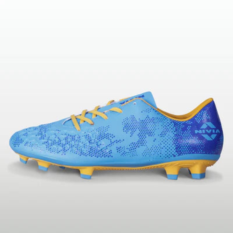 Nivia Ditmar 3.0 Cyan Blue Football Shoes | KIBI Sports 2