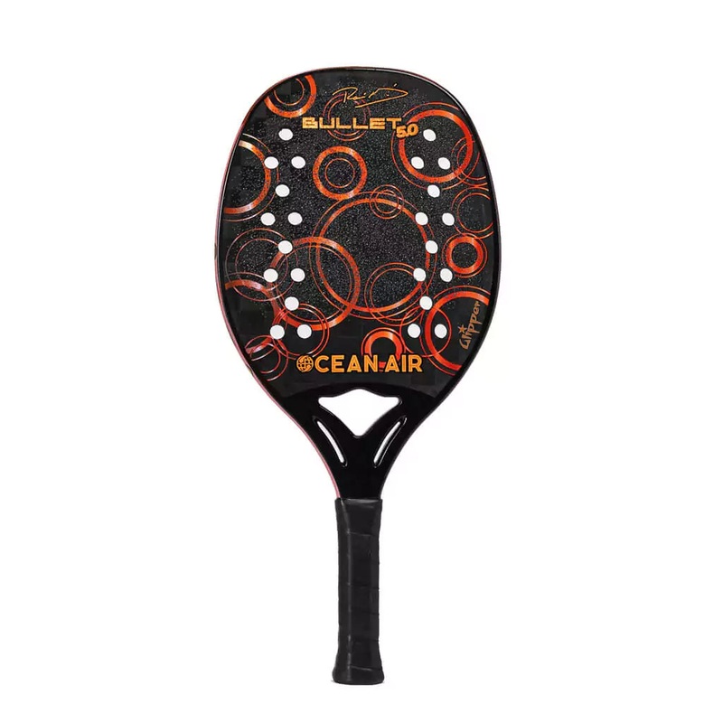Ocean Air 2023 BULLET 5 VINOTINTO Beach Tennis Racket with GLIPPER