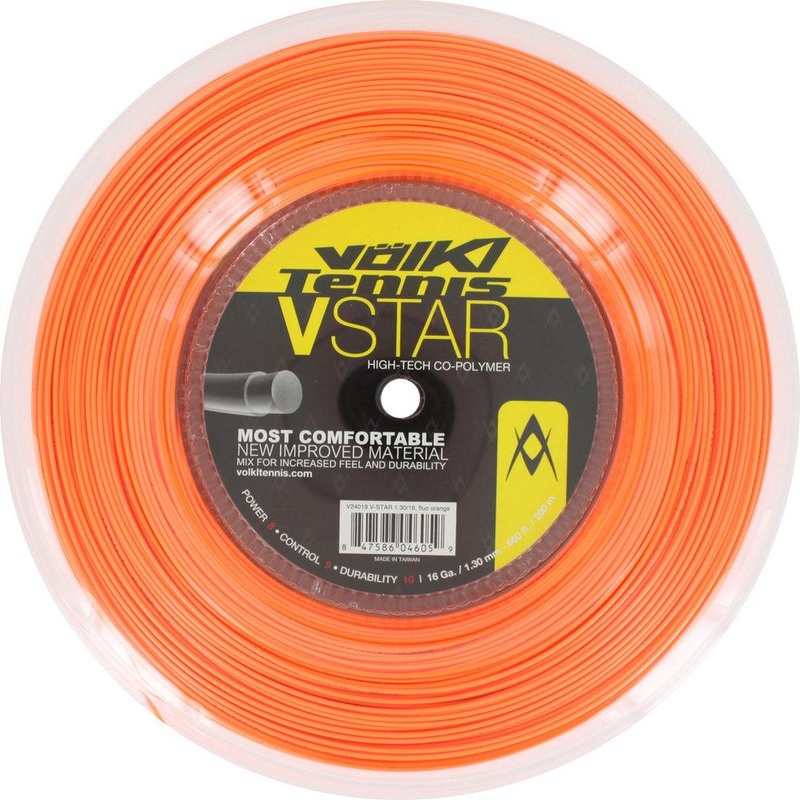 V Star Tennis String Reel Fluo Orange