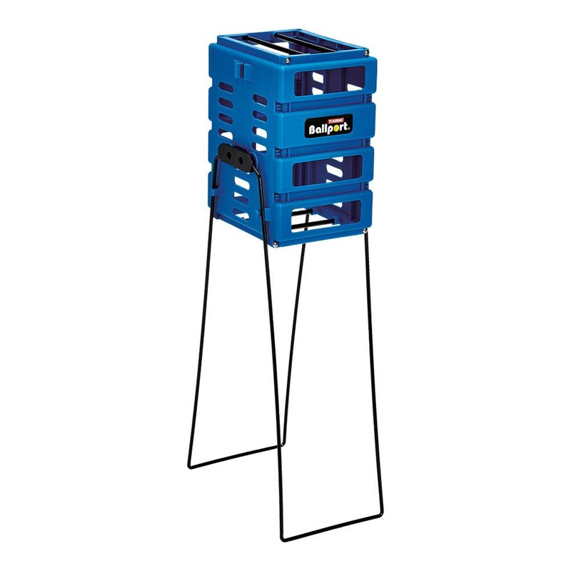 Tourna Ballport Mini Tennis Ball Basket – Blue