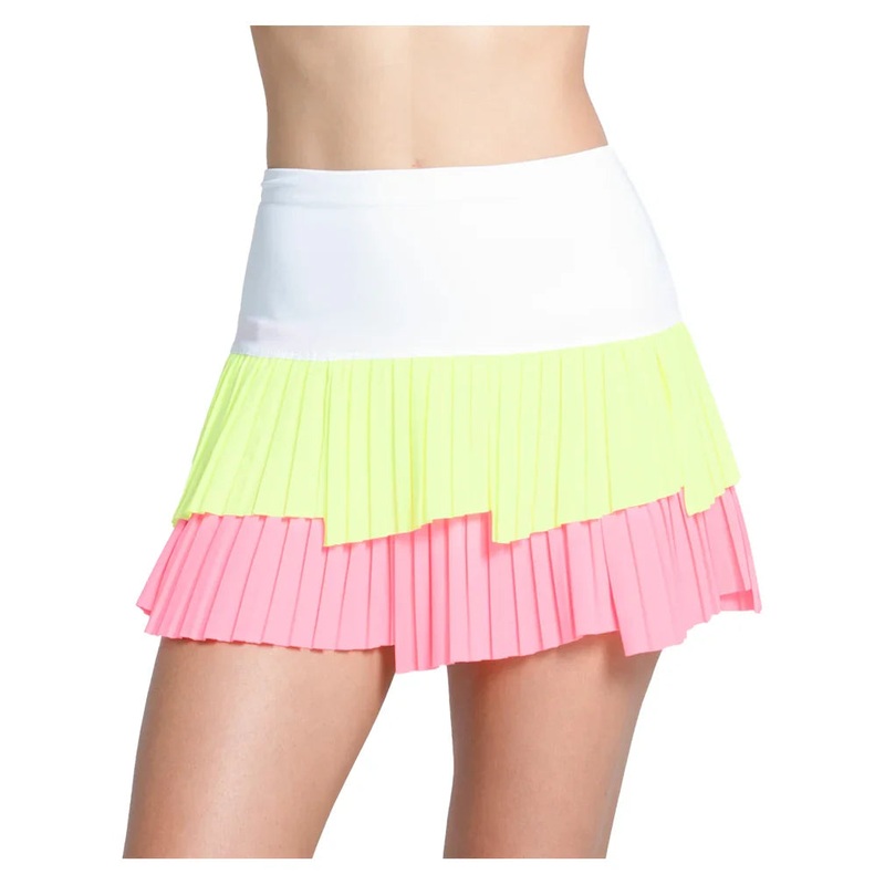 Women`s Fly Pleated 13 Inch Tennis Skort Flamingo