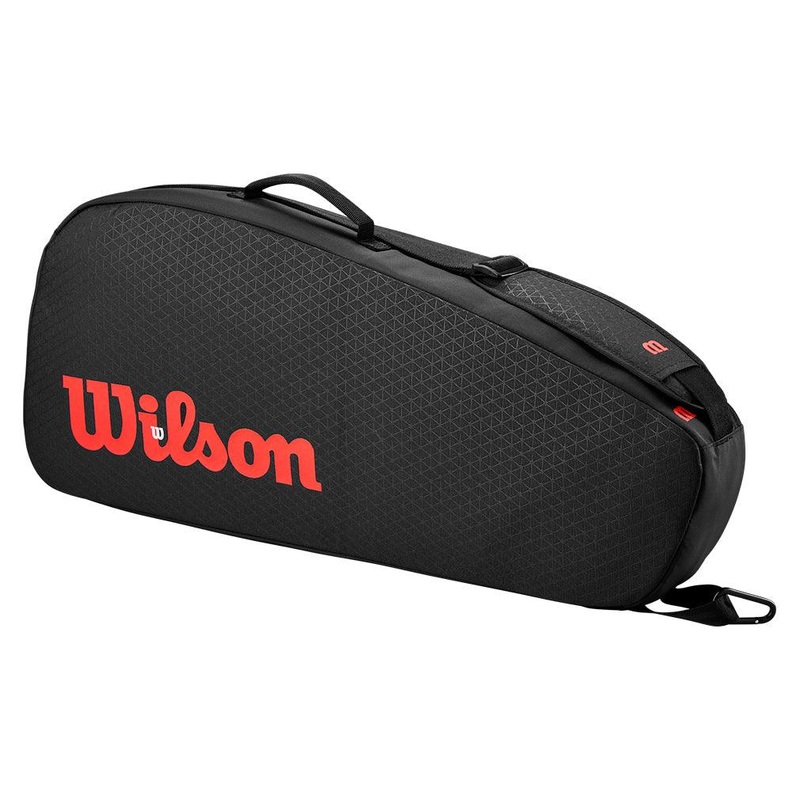 Clash V3 3 Pack Tennis Racquet Bag Black and Infrared