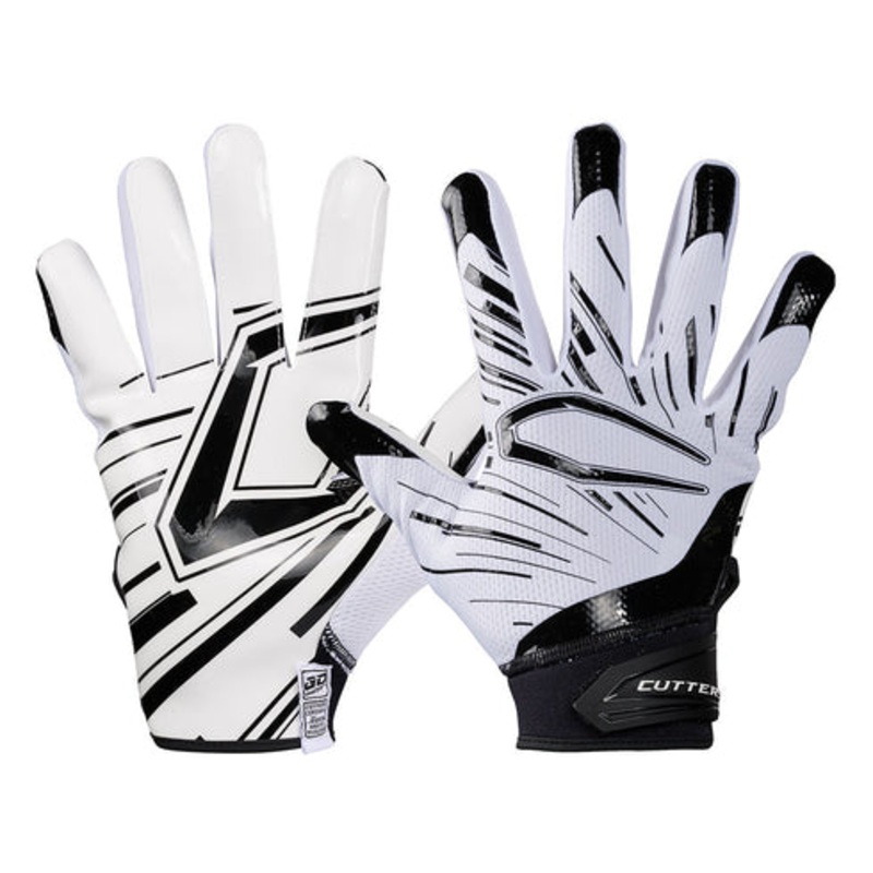 Cutters Youth Game Day Pro Receiver Gloves Black XSmall