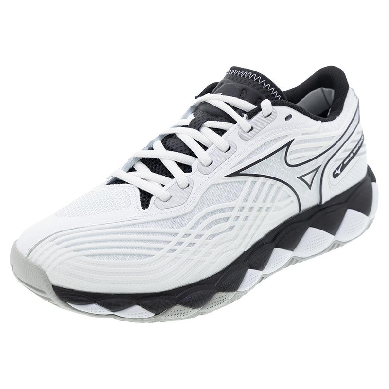 Men`s Wave Enforce Tour 2 Tennis Shoes White and Black