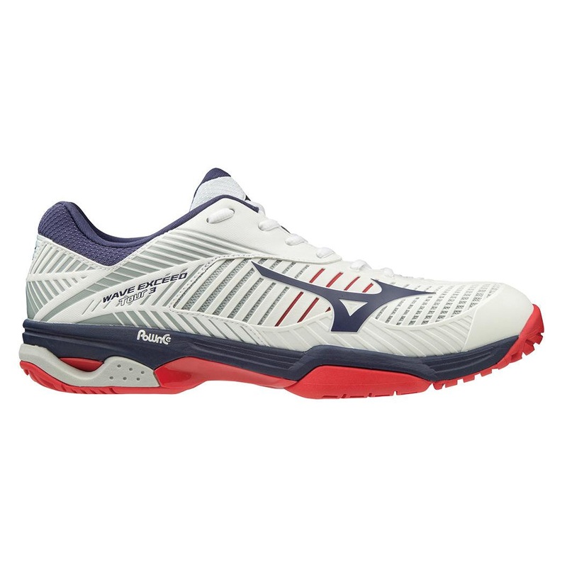Mizuno Wave Exceed Tour 3 White Mens Tennis Shoes