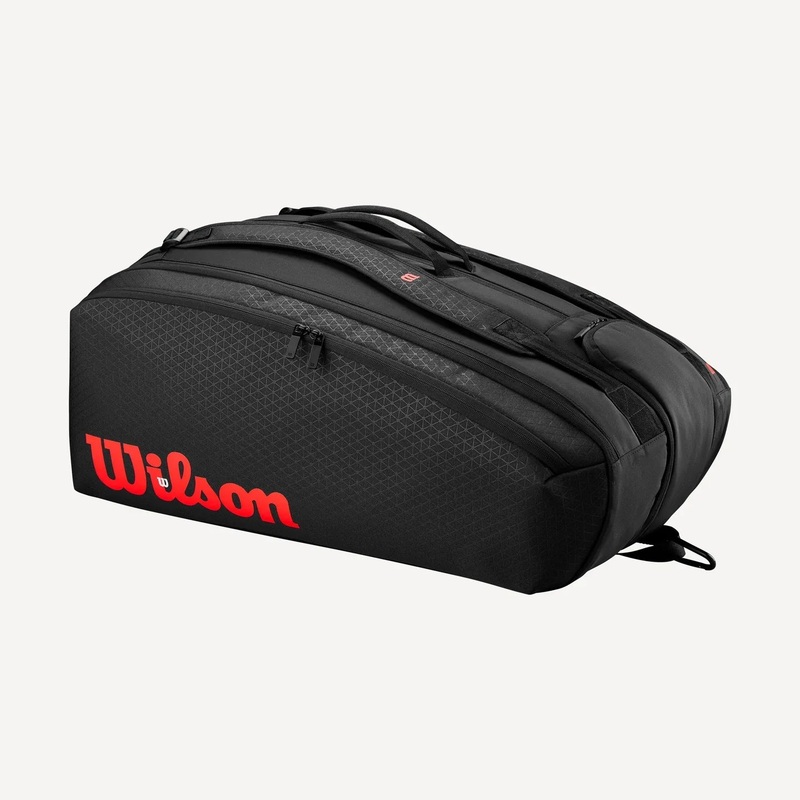 Wilson Clash V3 15Pk Racket Bag WR8038201 Black/Infrared 15 Rackets