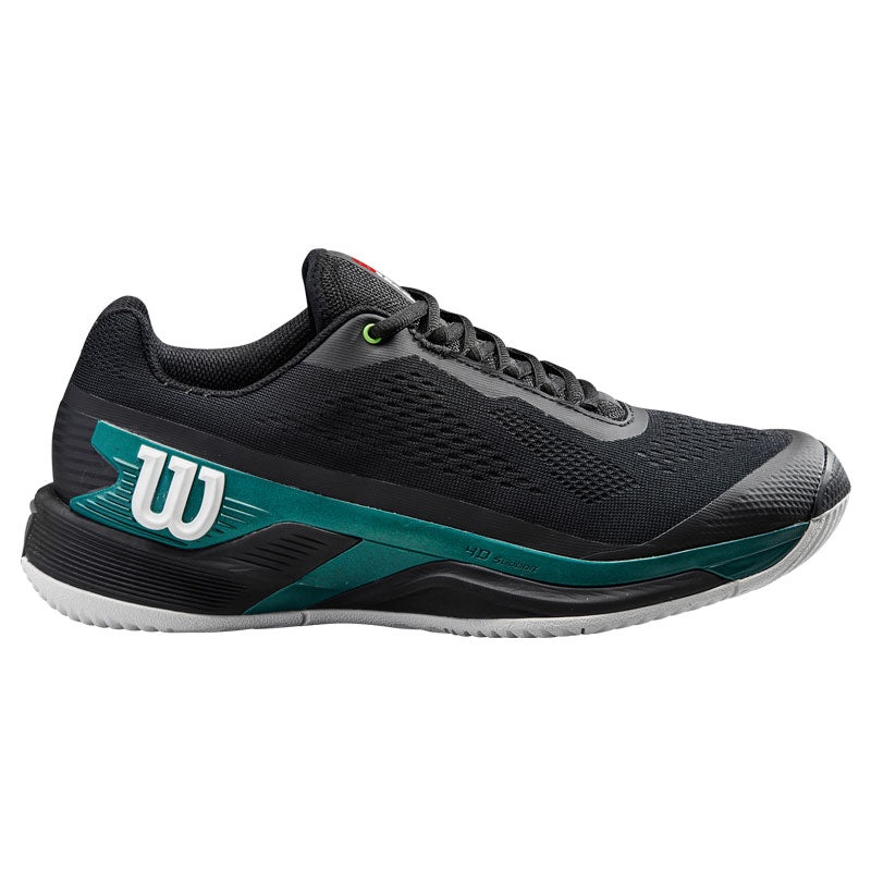 Wilson Men’s Rush Pro 4.0 Tennis Shoes Black Deep Blue