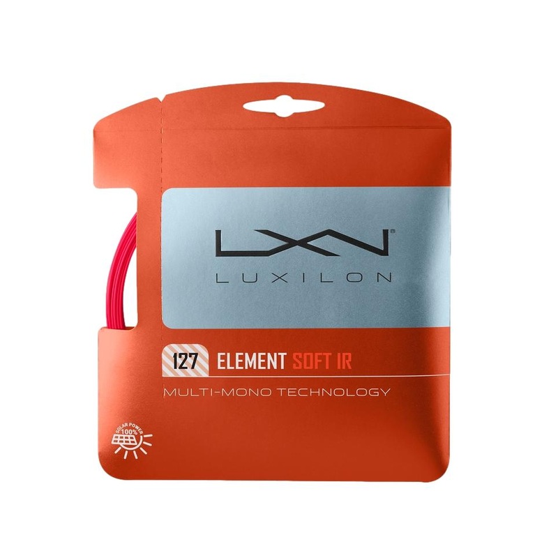 Luxilon Element 127 Soft Red IR Tennis String