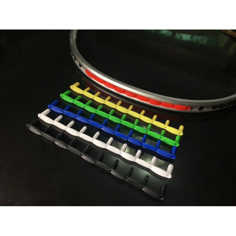 76 hole Badminton racket racket head position 10 nails Black