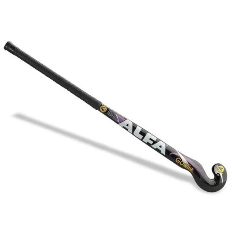 ALFA GOALIE STICK PAINT FINISH ZIG ZAG BLADE | KIBI SPORTS 36.5