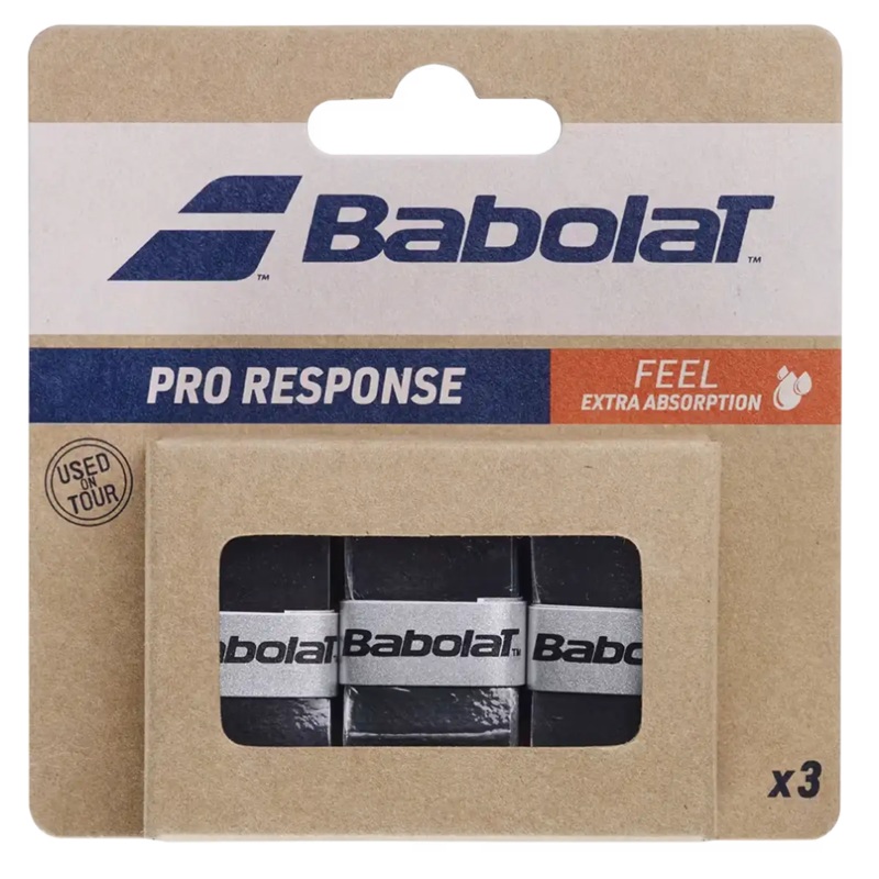 Babolat Overgrips Pro Response X3 Negros