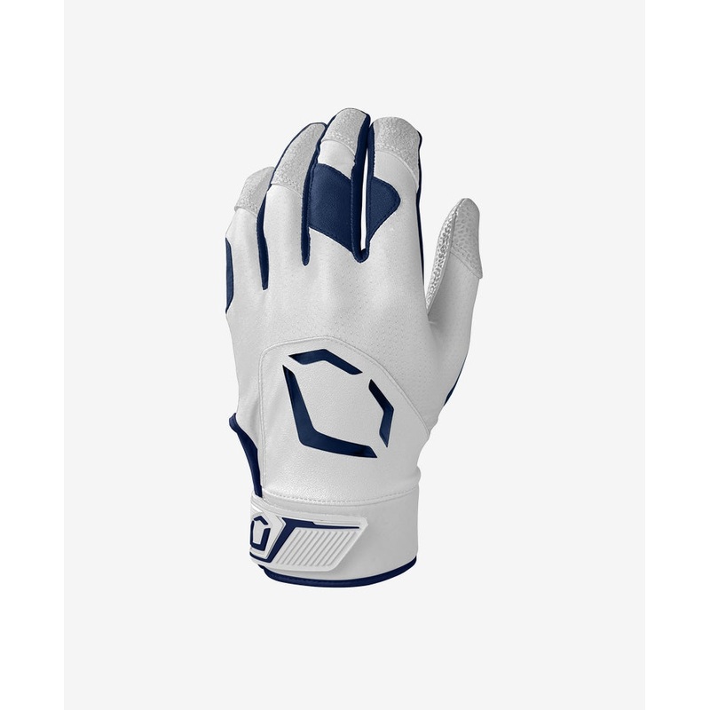EvoShield Youth Standout Batting Gloves Small White/Black