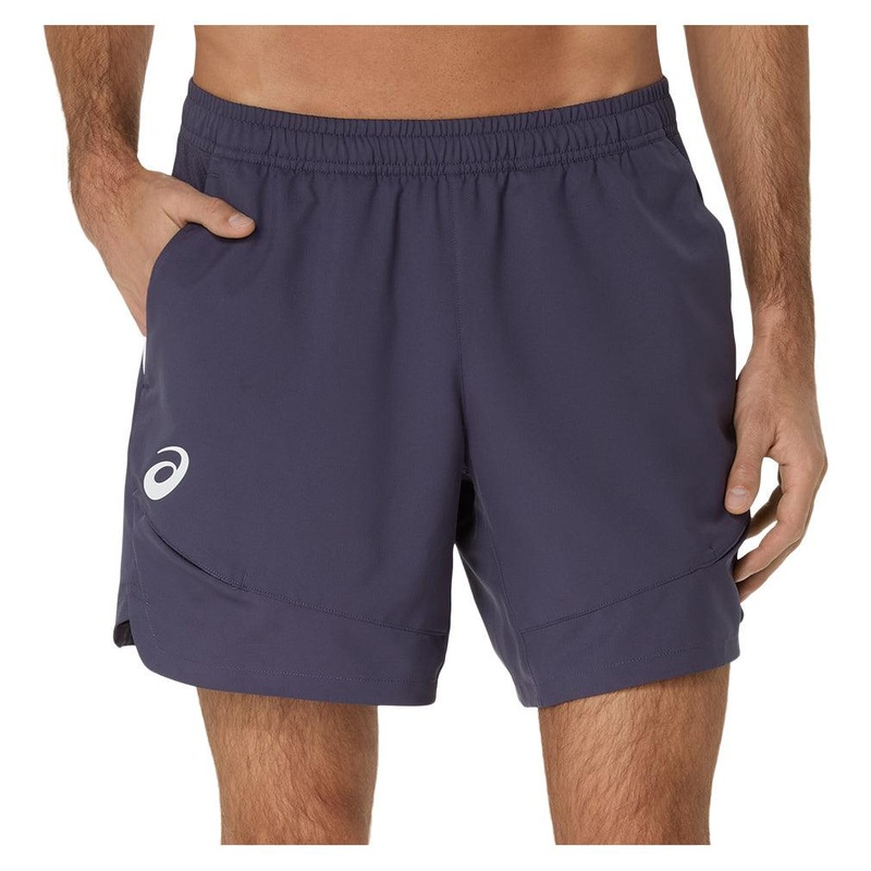 Men`s Match 7 Inch Tennis Short Indigo Fog