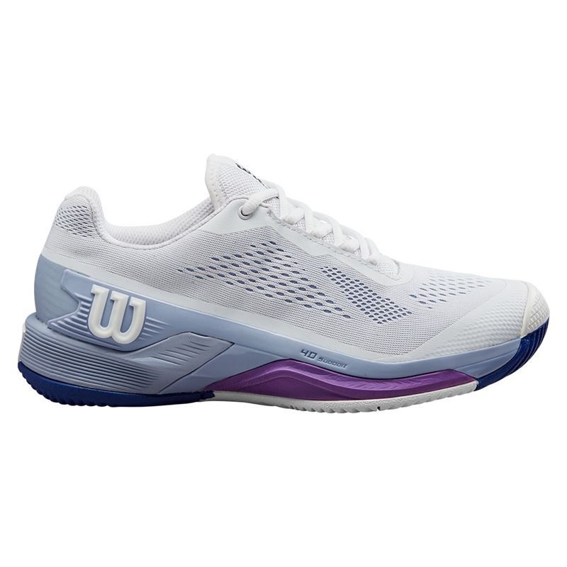 Wilson Women’s Rush Pro 4.0 Tennis Shoes White Eventides
