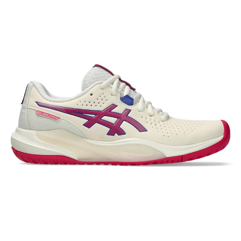Asics Gel Challenger 15 Women’s Tennis Shoe (Cream/Bright Rose)