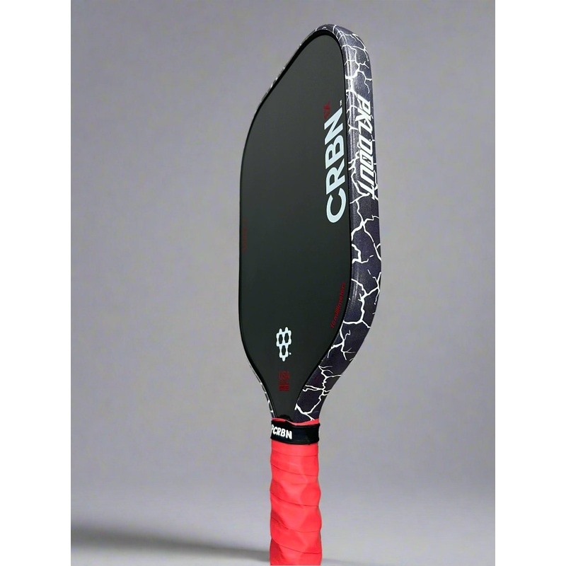 Custom CRBN 1X Power Pickleball Paddle – Hesacore Grip – White Noise