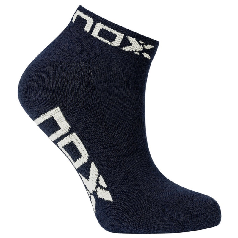 NOX ANKLE LENGTH BLUE WITH WHITE LOGO WOMEN’S TECHNICAL SOCKS (Pack of 6 pairs)