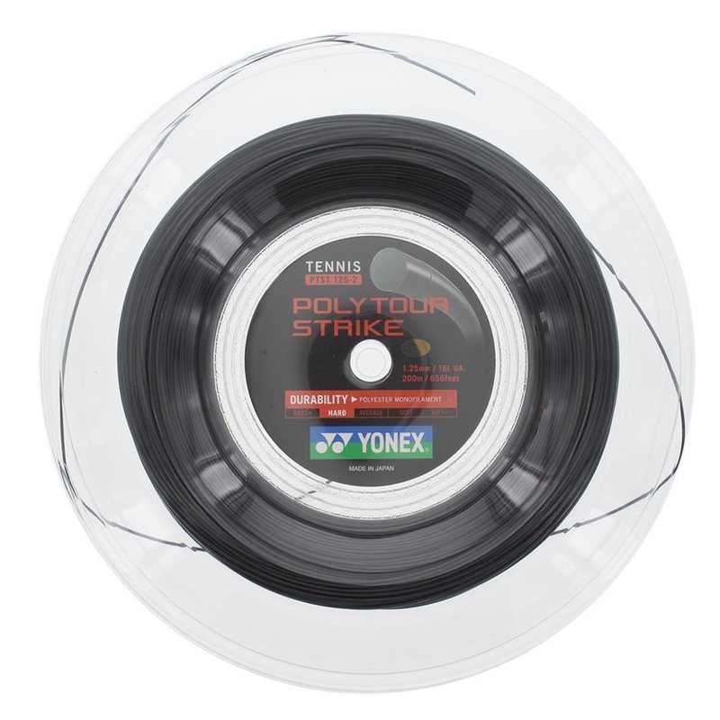 Poly Tour Strike Tennis String Reel Black