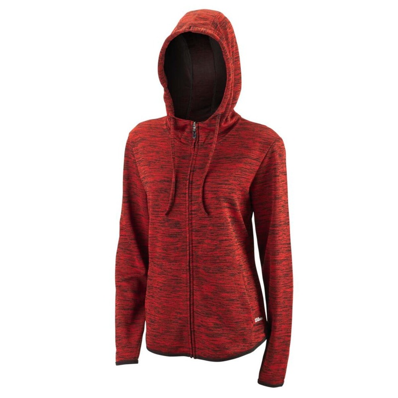 Wilson Women’s Training Hooded Jacket (Red/Black)