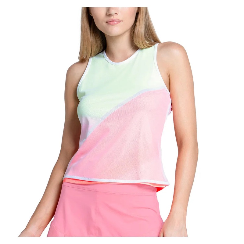 Women`s Spin Around Tennis Tank Flamingo