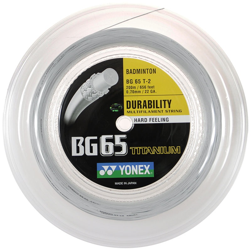 Yonex BG65Ti Badminton String Reel (660 ft)