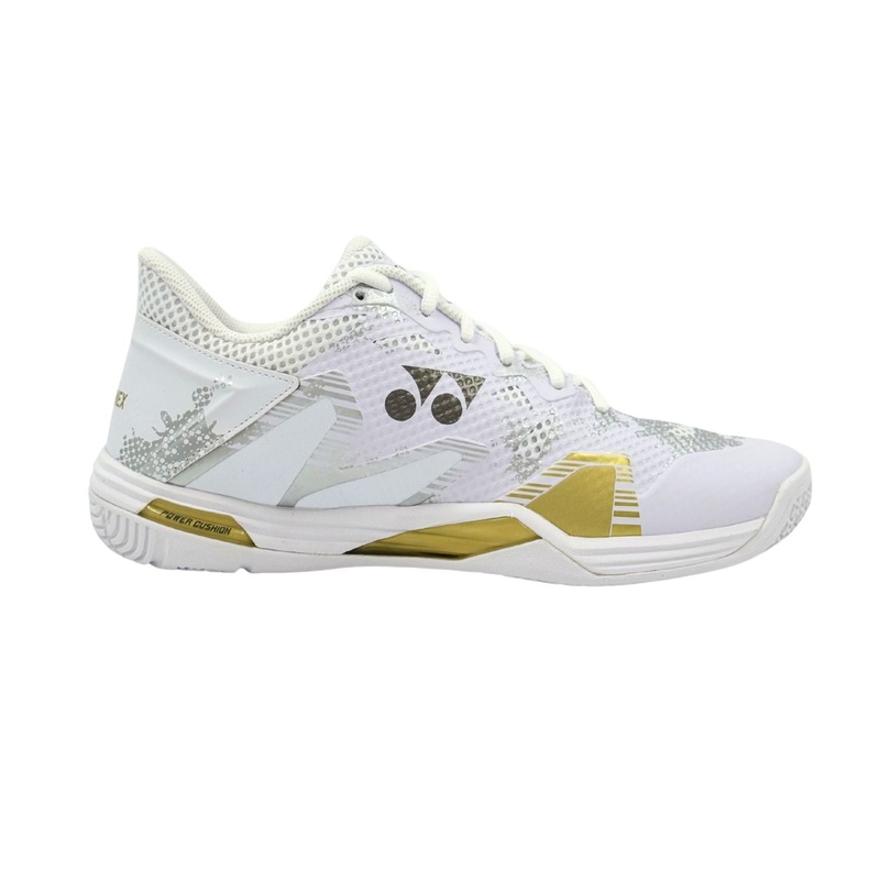 Yonex Power Cushion Eclipsion Z3 Badminton Shoe Mens – Gold WHITE/GOLD UK 7