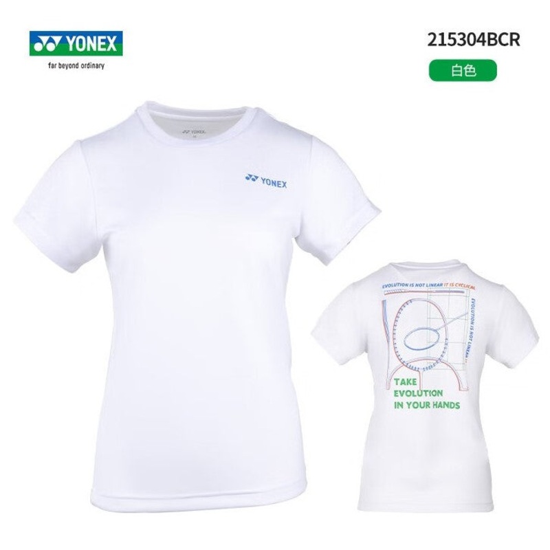 YONEX Women’s T-shirt 215304BCR White (011) S