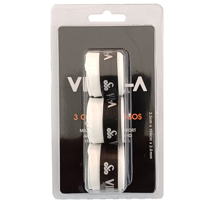 Blister Vibora Pro Liso Blanco 3 Overgrips