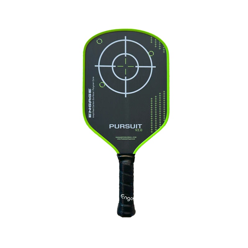 Engage Pursuit V2.0 Amplified Carbon Surface Hybrid Pickleball Paddle Sky Blue
