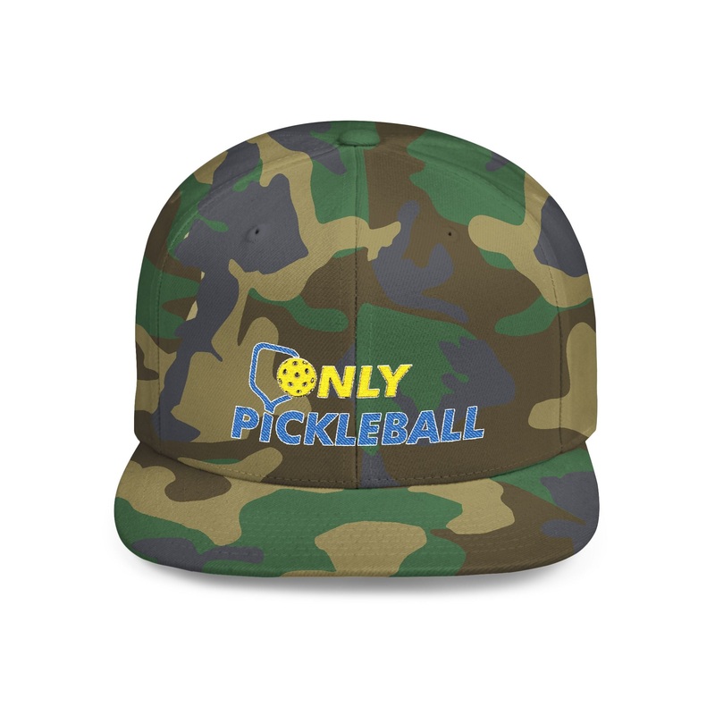 Only Pickleball Flat Bill Snapback 2