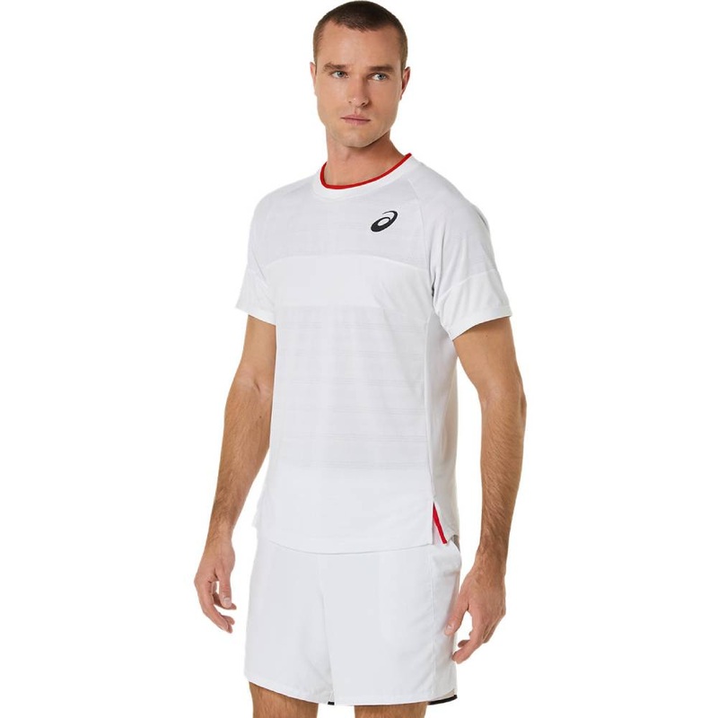 Asics Men’s Match Short Sleeve Top (Brilliant White)