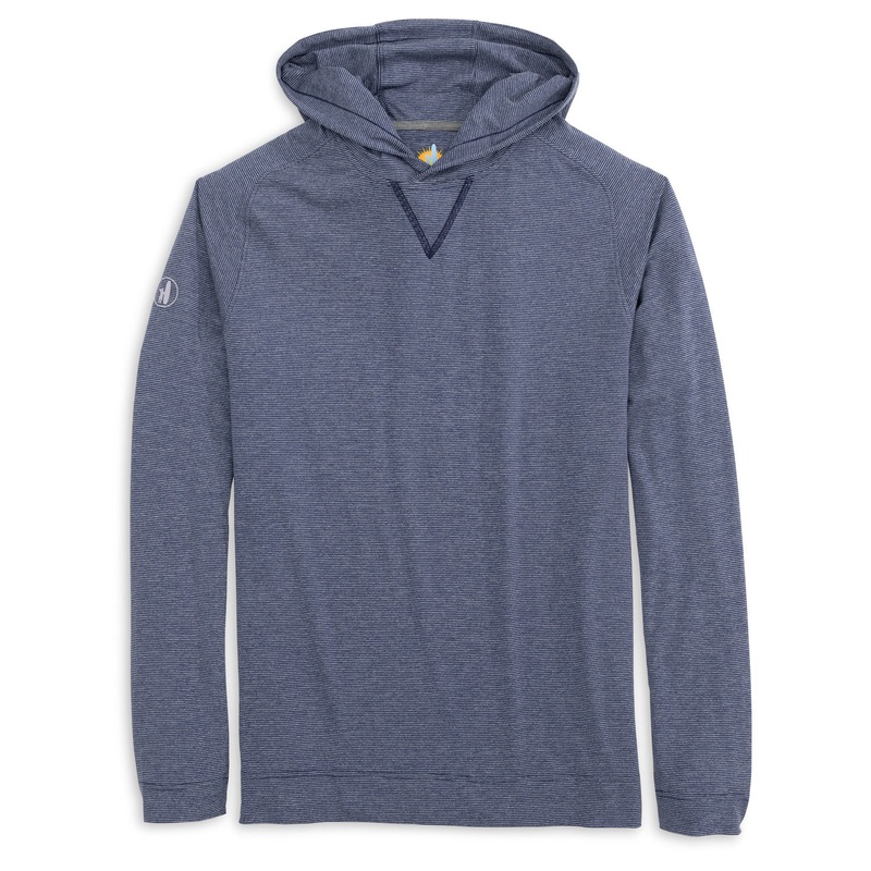 Johnnie-O Men’s Vaughn Striped Hoodie Twilight Small