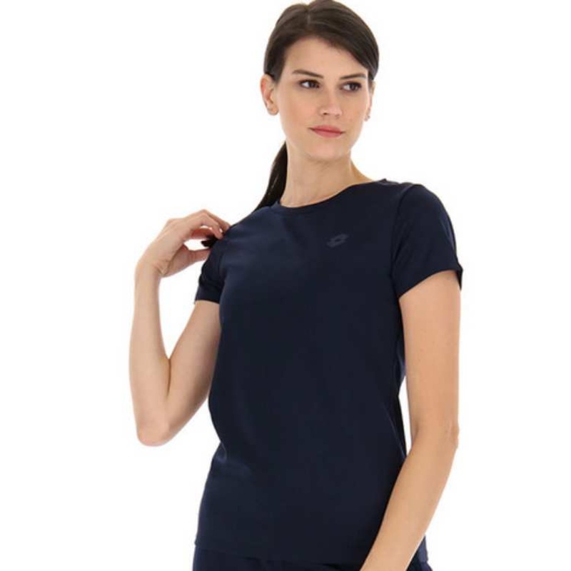 Lotto Women’s Core Tee Top (Navy Blue)