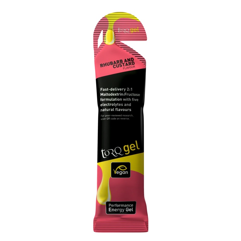 Torq Energy Gels – Single – Rhubarb Custard Rhubarb Custard