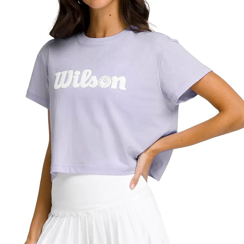 Women`s Harper Crop Tennis Tee Lavender