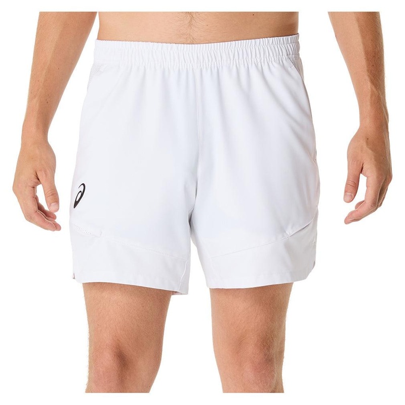Men`s Match 7 Inch Tennis Short Brilliant White