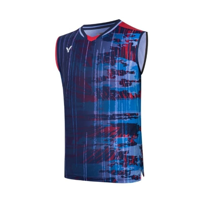 VICTOR TOURNAMENT Series Sleeveless shirt T-45003 B Navy Blue Lee Zii Jia Unisex XL