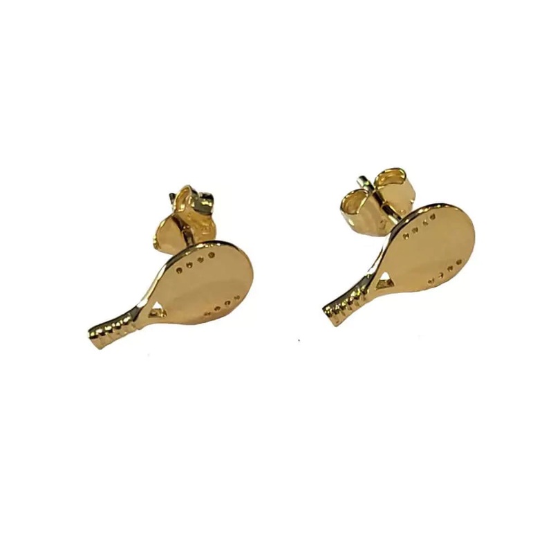 Beach Tennis Racket Earrings