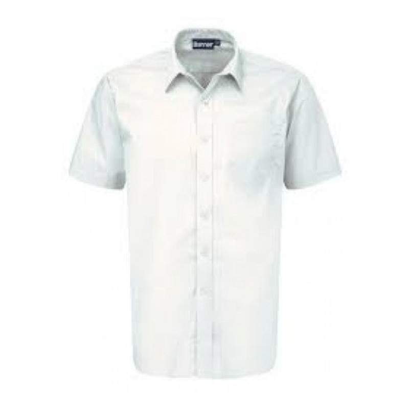 BM Boys Twin Pack Short Shirt 911351 White 11