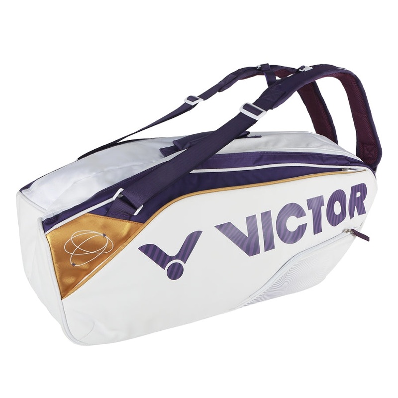 Victor x Tai Tzu Ying Professional 6 Piece Badminton Bag BR9213 (White/Purple) 2024