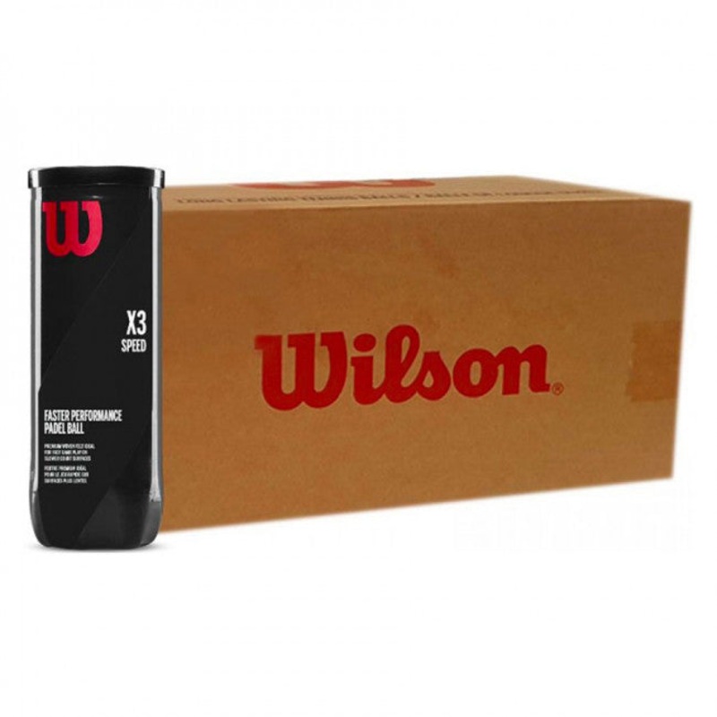 Cajon 72 Pelotas – 24  Botes de 3 uds – Wilson Padel X3 Speed