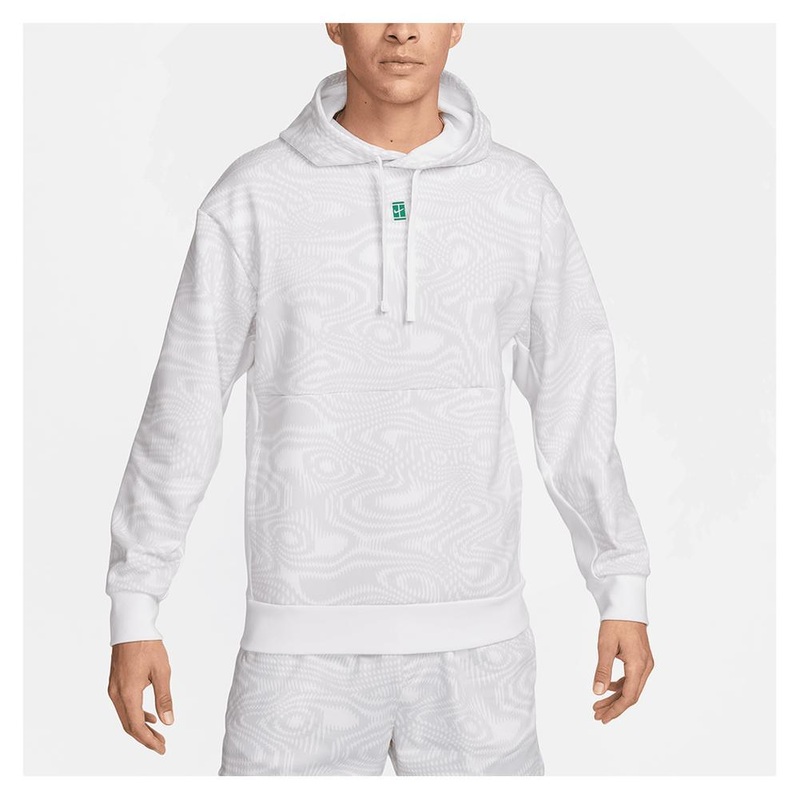 Men’s Heritage Dri-Fit Fleece Tennis Hoodie White