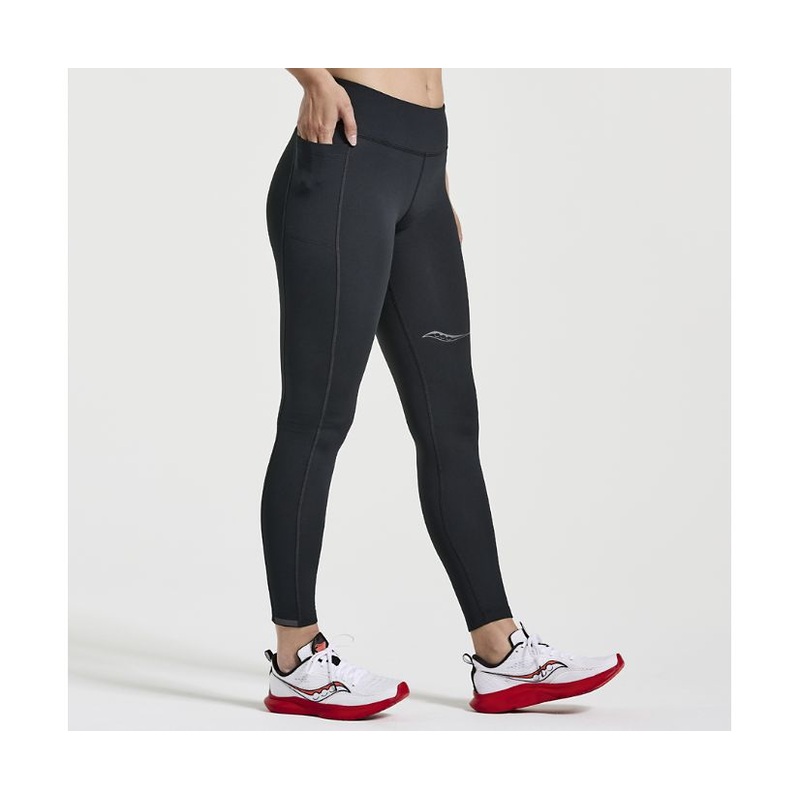 Saucony Womens Solstice 2 0 Tight XSmall Black-BK