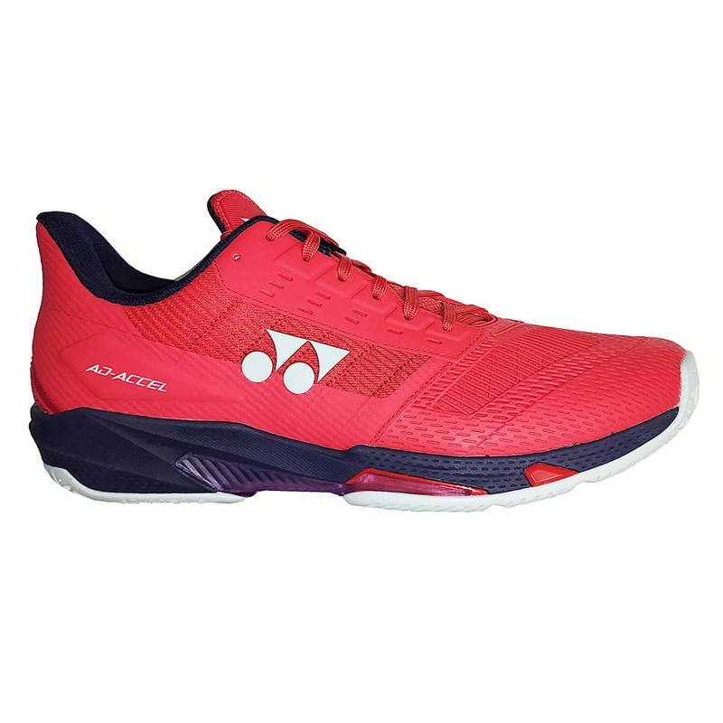 Yonex Power Cushion AD Accel Men’s Tennis Shoe (Sunset Red)