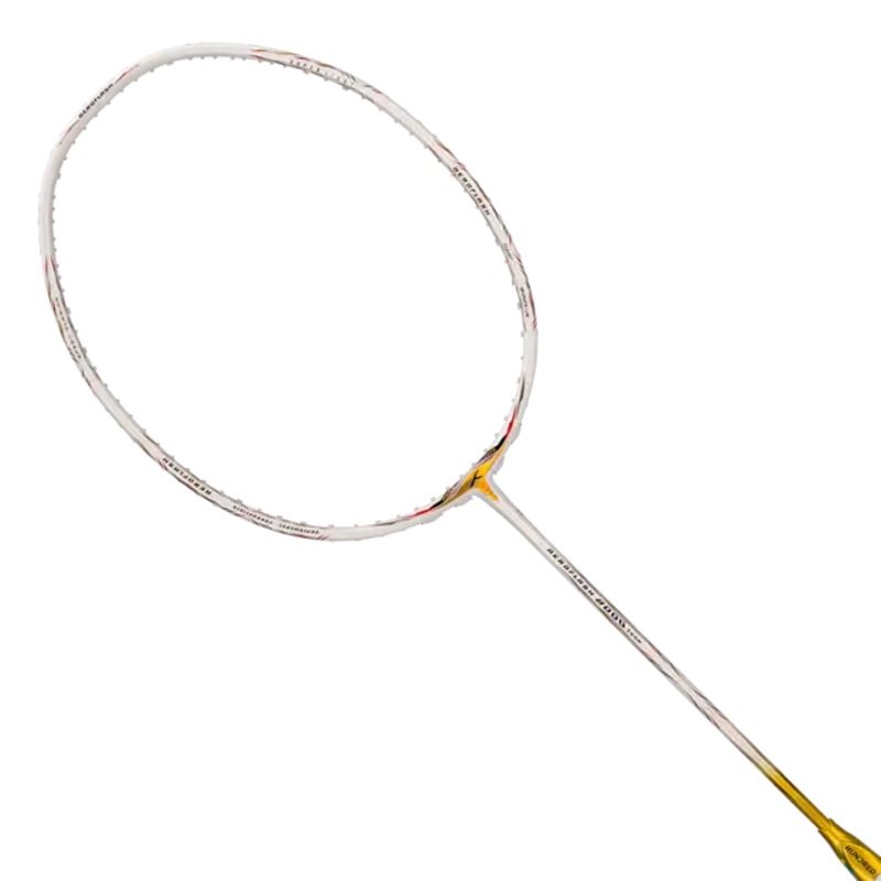 Hundred Aeroflash 8000 Zoom 5U Badminton Racket – White/Gold White/Gold 5U6