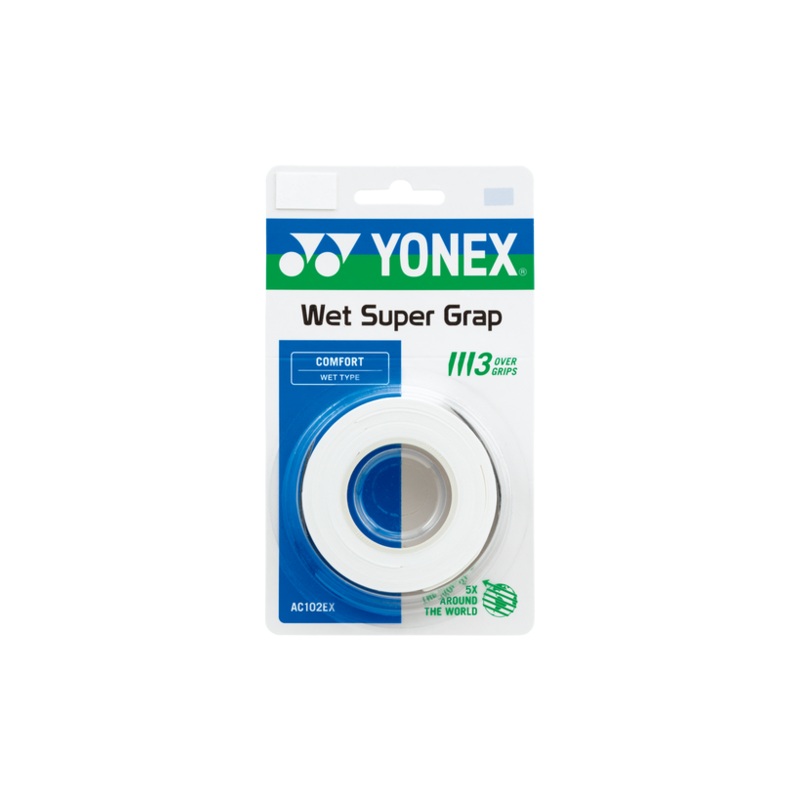 Yonex Wet Super Grap O/G (3x) White