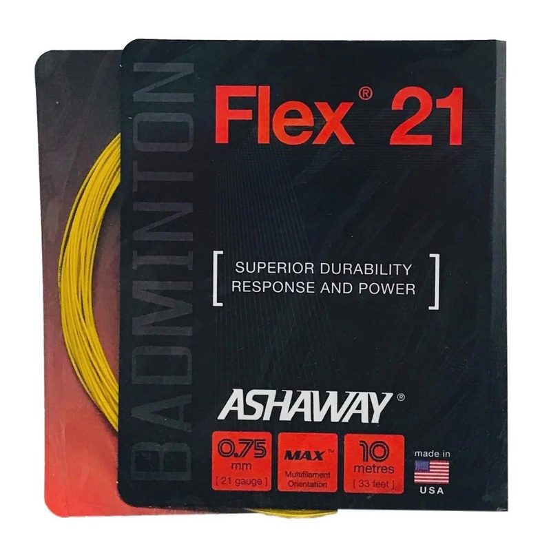 Ashaway Flex 21 Badminton String Set – Yellow