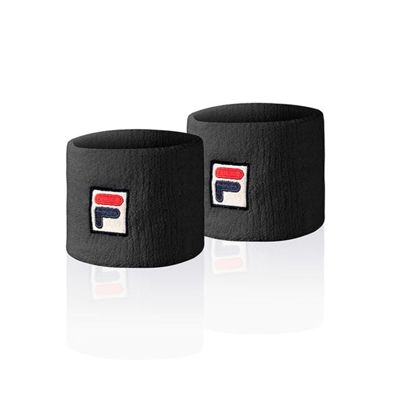 Fila Solid Tennis Wristband Black